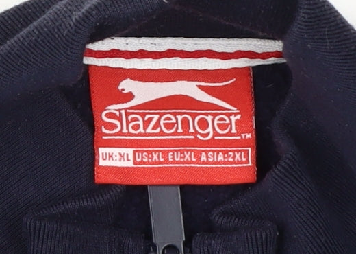 Slazenger Men's Blue XL Pullover Sweatshirt with Logo