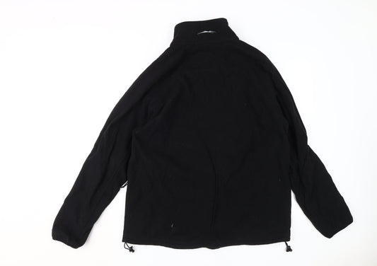 Mountain Life Men's Black Fleece Jacket L Outdoor