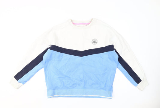 Womens UK 14 Regular Jack Wills Multicoloured Sweatshirt Sweatshirt