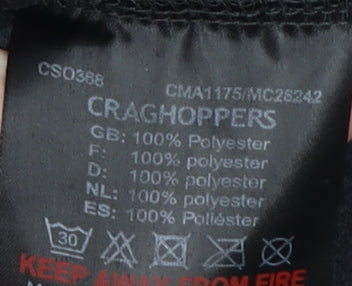 Craghoppers Men’s Black 1/4 Zip Fleece Sweatshirt M