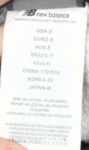 New Balance Men's Black Pullover Hoodie S