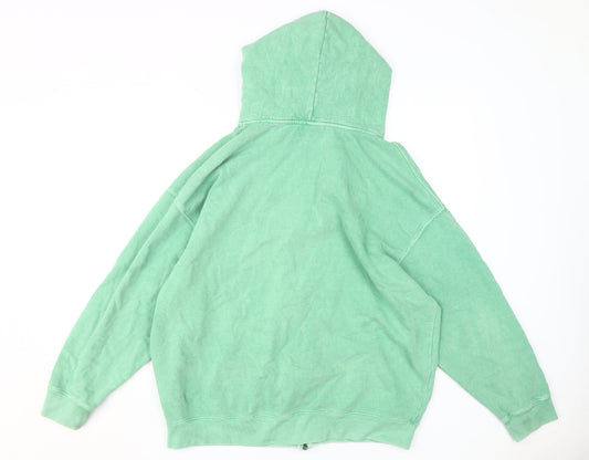 Pull & Bear Teens Green Full Zip Hoodie S