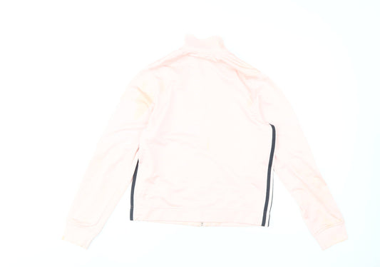 Adidas Women's Pink Full Zip Sweatshirt - Size 10