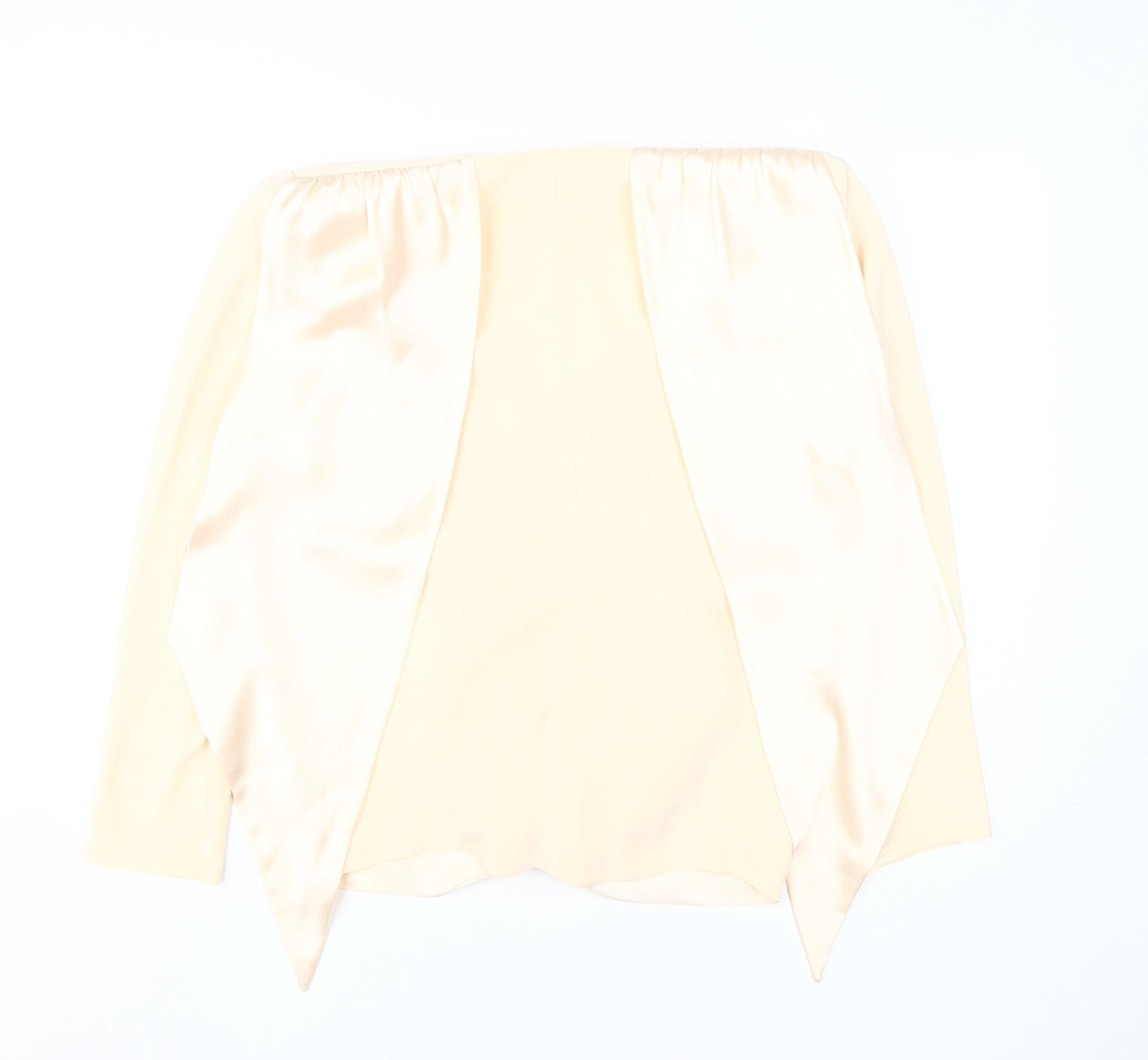 Tom Bowker Women's Beige Long-Sleeve Top Size 16