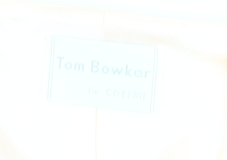 Tom Bowker Women's Beige Long-Sleeve Top Size 16