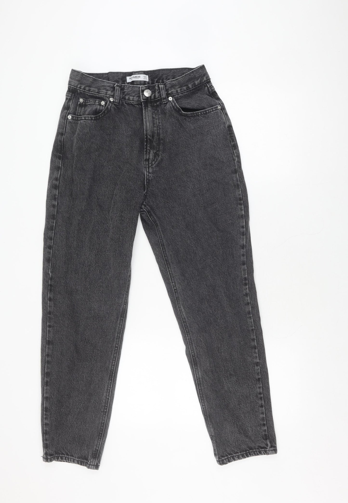Pull&Bear Women's Black Straight Jeans Size 10