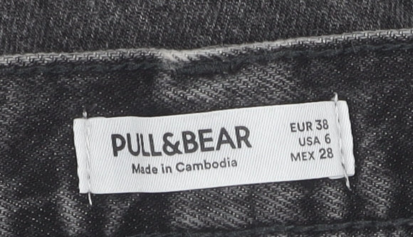 Pull&Bear Women's Black Straight Jeans Size 10