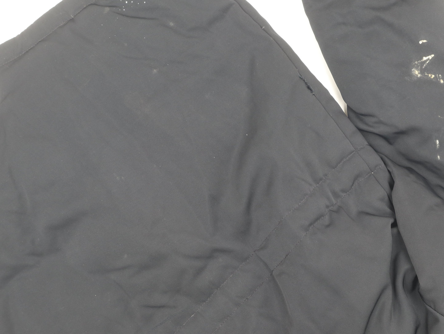 Jack Wills Women's Black Hooded Coat Size 10