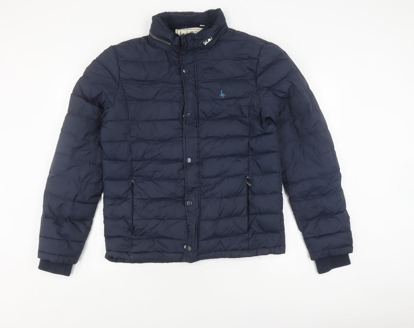 Jack Wills Unisex Blue Puffer Jacket M, Winter Ready
