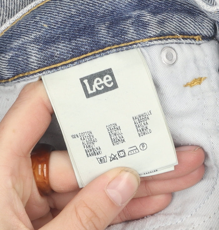 Lee Men's Blue Straight Fit Jeans Size 32