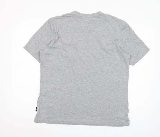 Mens UK Size L Ted Baker Grey Cotton T-Shirt