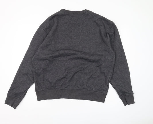 Champion Men's Grey Pullover Sweatshirt L