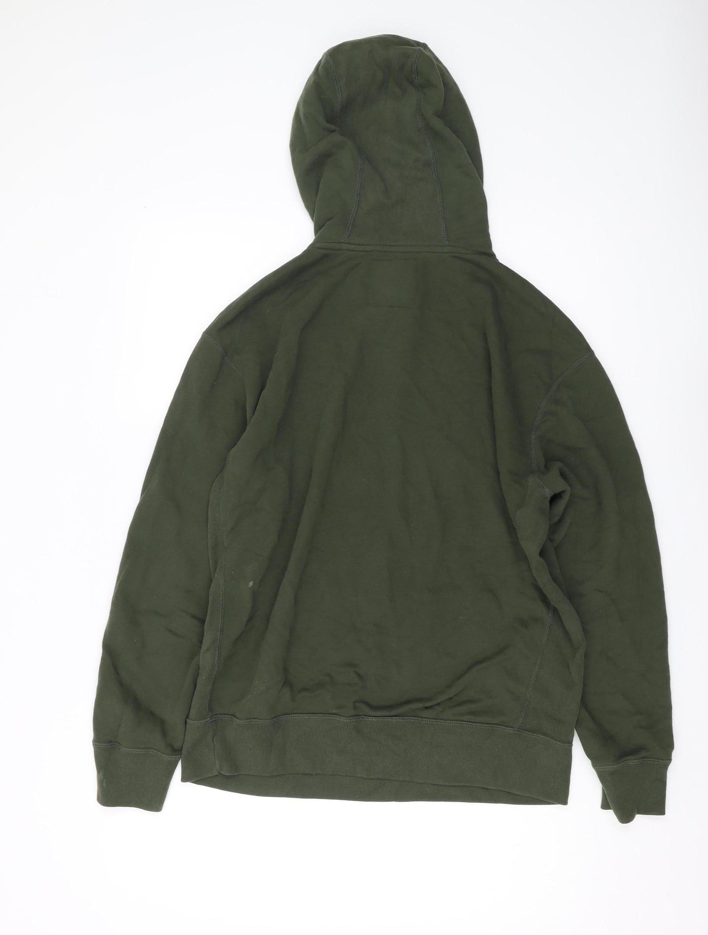 Hollister Men’s Green Pullover Hoodie M