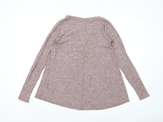 Hollister Women's Red XS Jersey Long Sleeve Knit Top