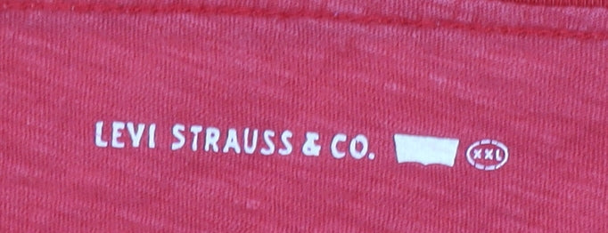 Levi Strauss & Co Men's Red 2XL Regular T-Shirt