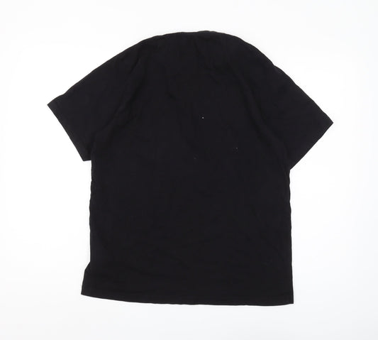 Brave Soul Men's Black Short Sleeve T-Shirt, M