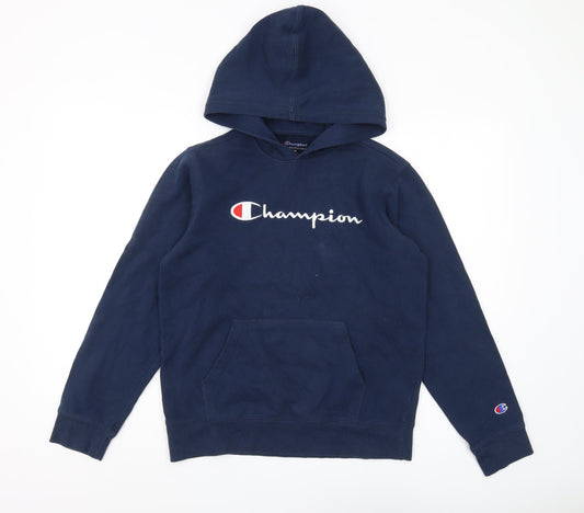 Champion Women's Blue Pullover Hoodie XL