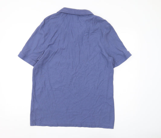 Farah Men's Blue XL Polo Shirt - Modern Fit