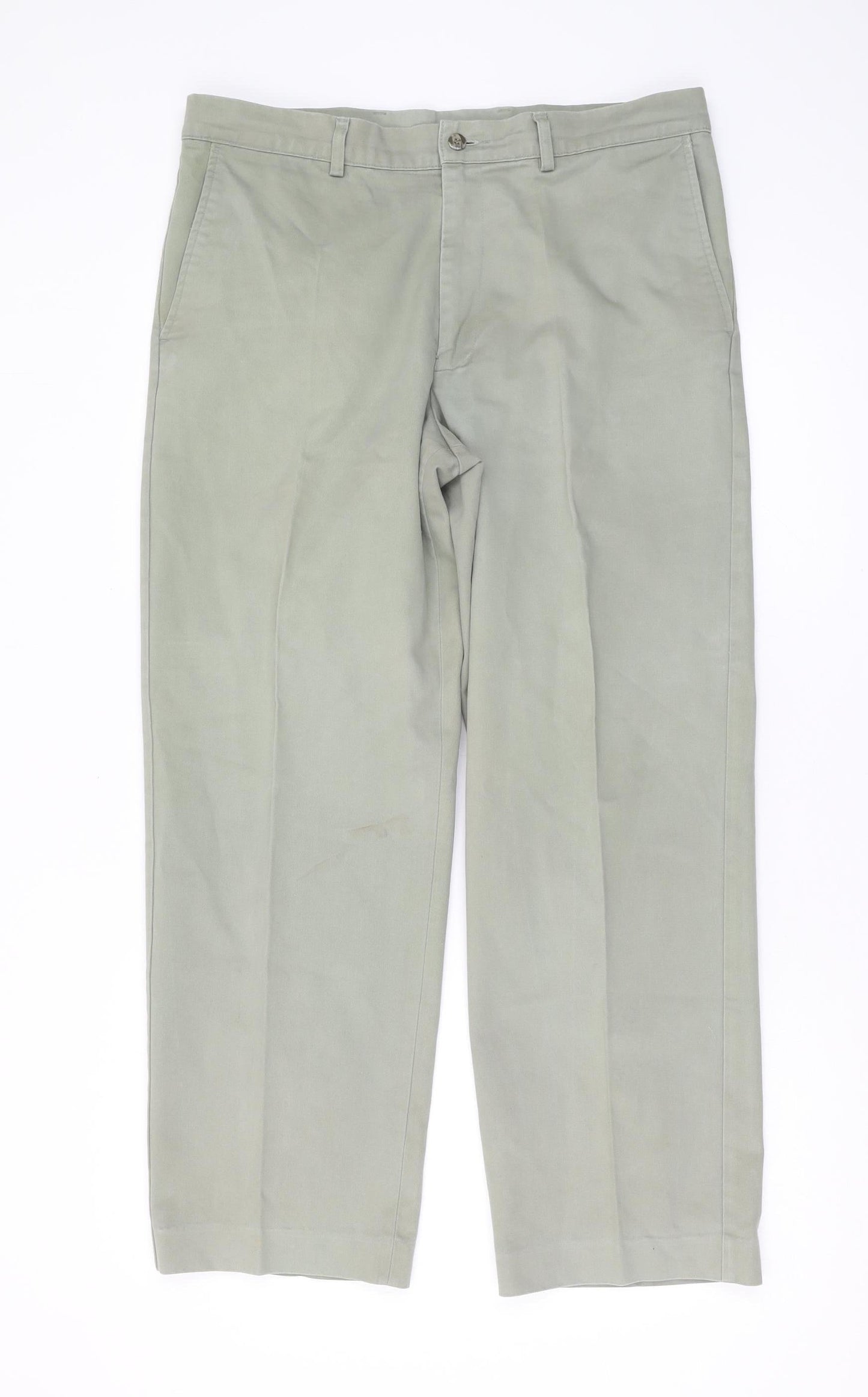 Farah Men's Green Trousers, Size 36, Casual Wear