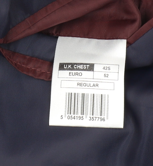 Additional view of Thomas Nash Men's Grey Striped Blazer Jacket 42S