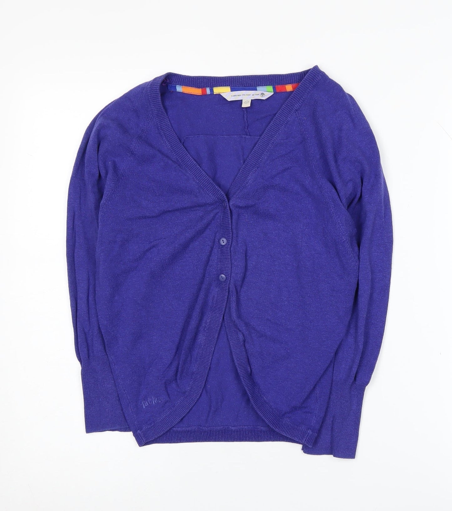 Fat Face Women's Purple Cardigan Size 10