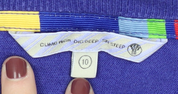 Fat Face Women's Purple Cardigan Size 10