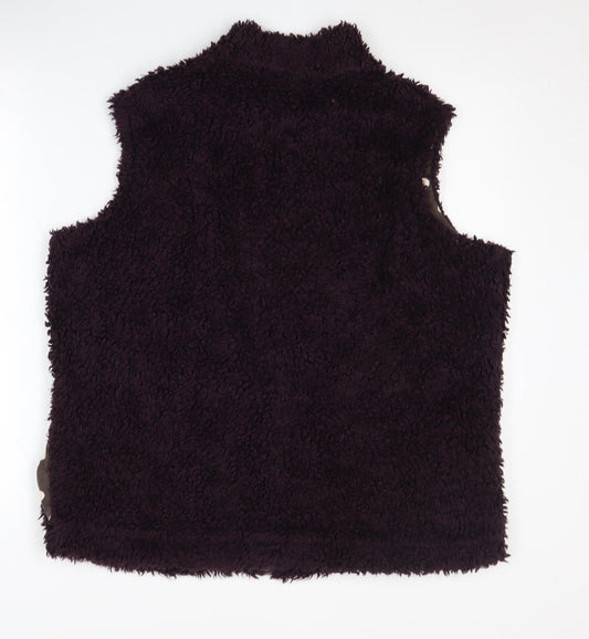 Bodhen Women's Black Waistcoat XL with Full Zip