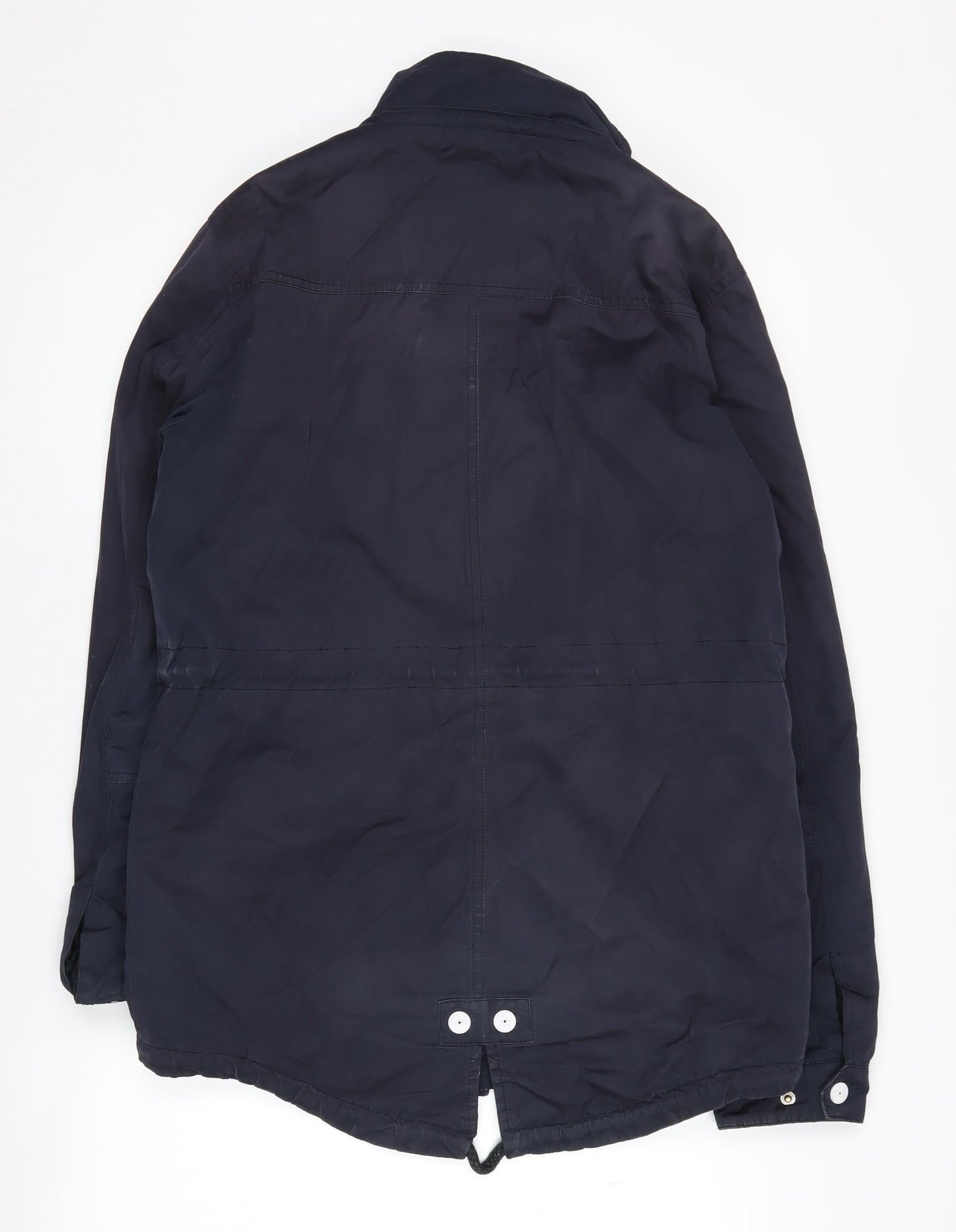 Jack & Jones Men's Black S Parka Jacket Zip Pockets