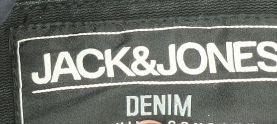 Jack & Jones Men's Black S Parka Jacket Zip Pockets