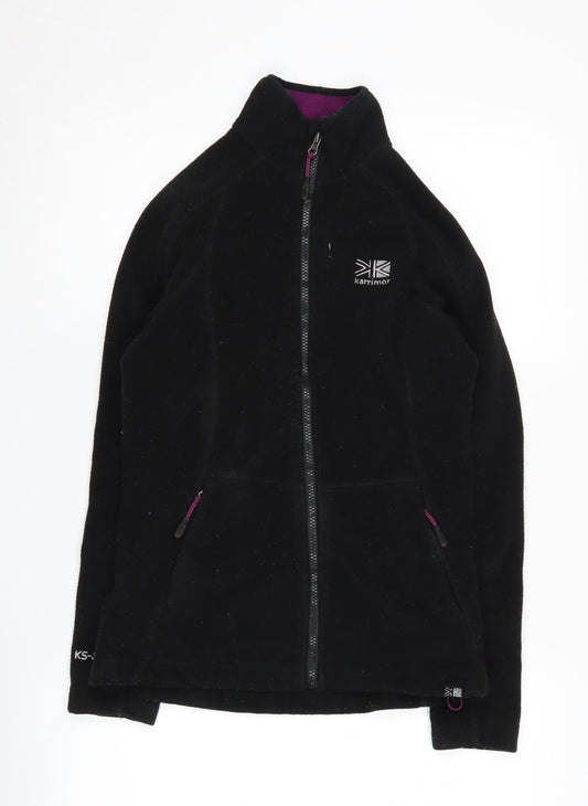 Karrimor Women's Black Fleece Jacket Size 8 Outdoor Warmth