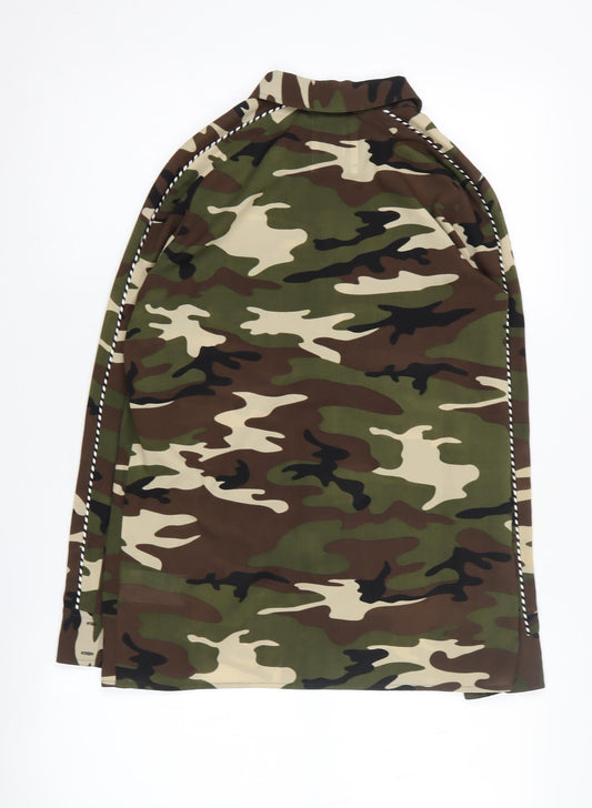 Zoe Karssen Women's XS Camouflage Button-Up Shirt