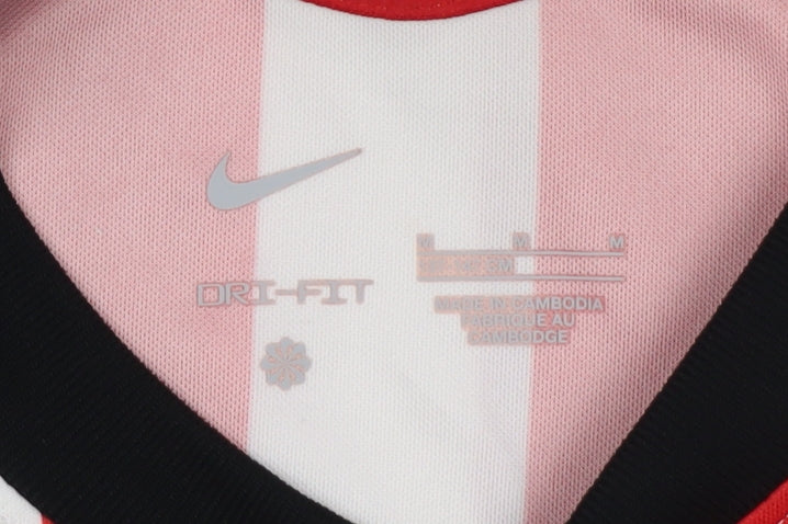 Additional view of Nike boys’ red striped football jersey t-shirt m