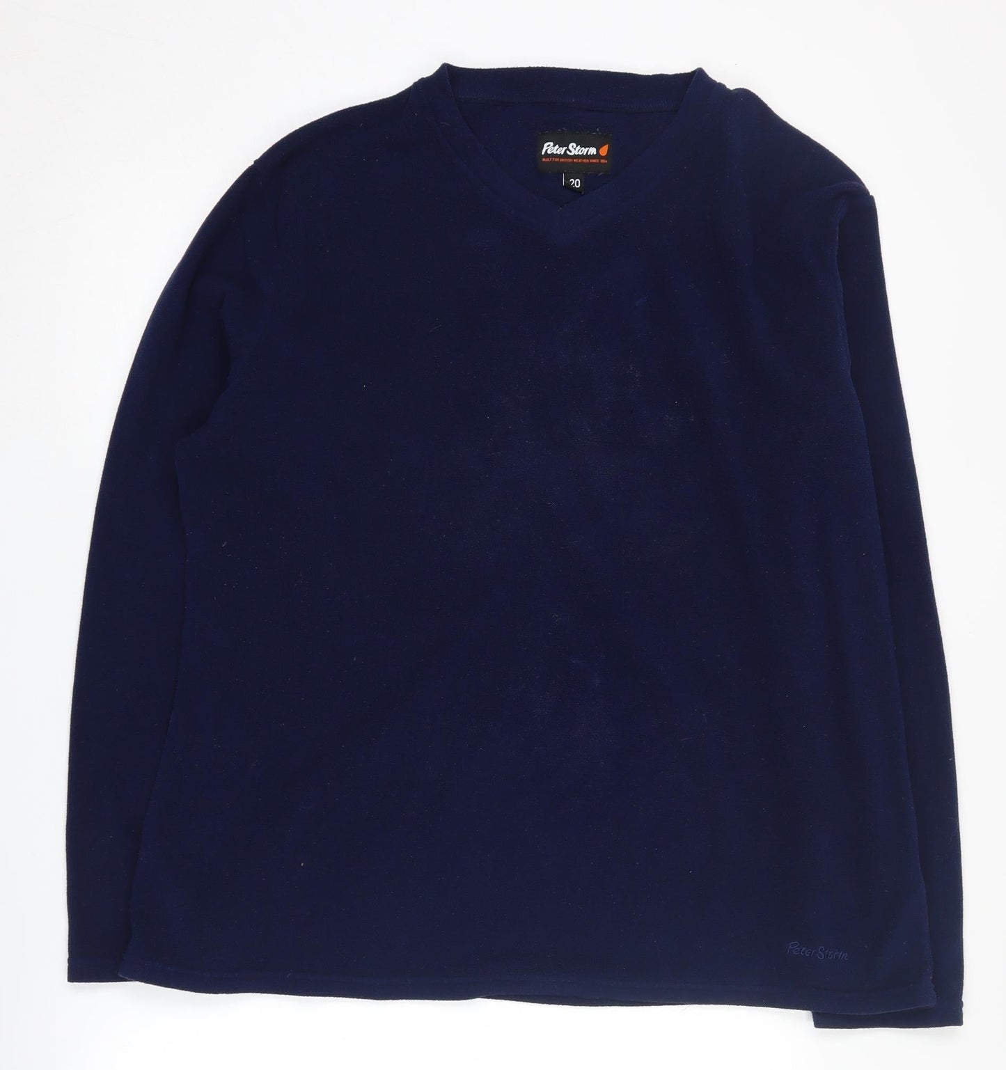 Peter Storm Women's Blue V-Neck Sweatshirt Size 20