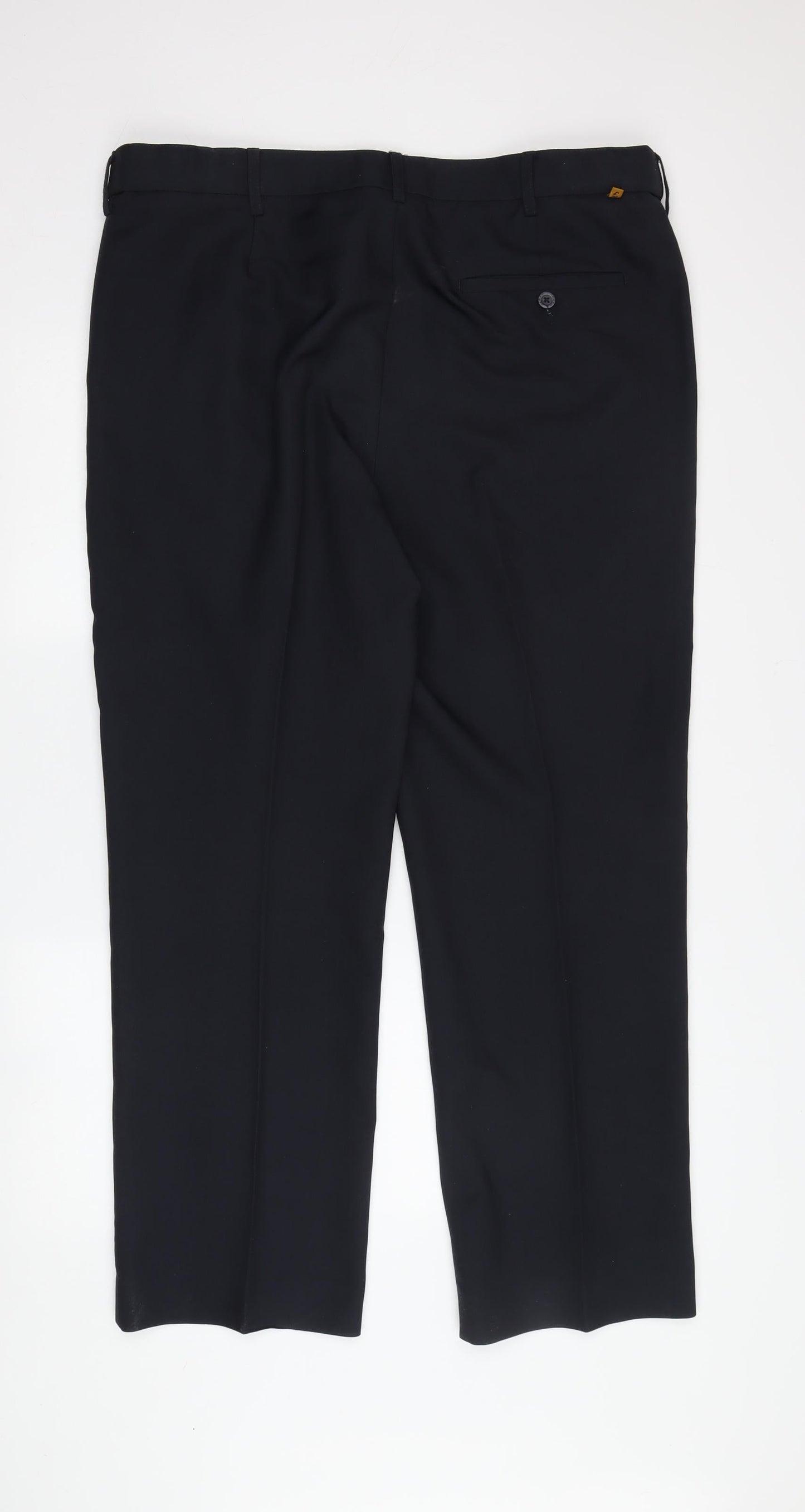 Farah Men's Black Chino Trousers 38 Classic Fit