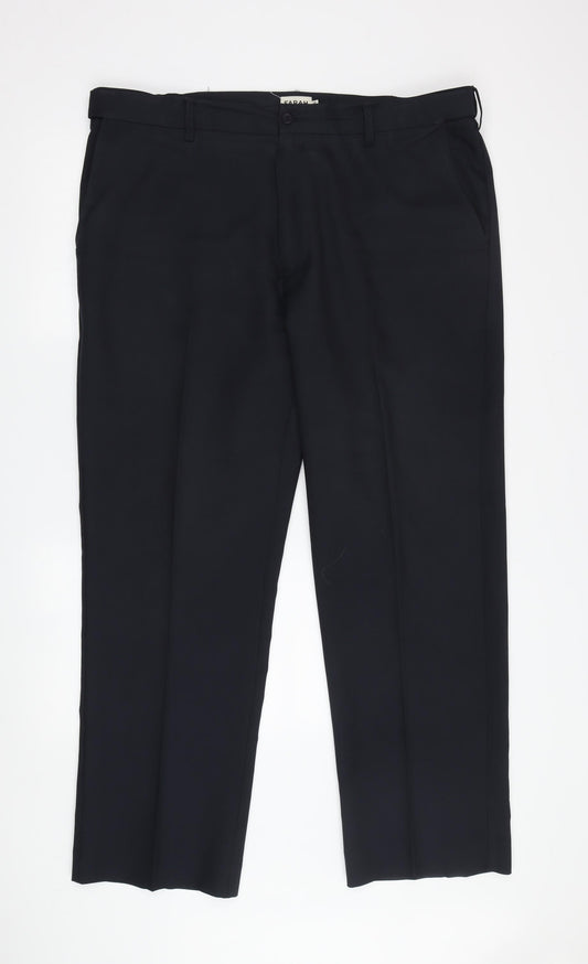Farah Men's Black Dress Pants - Size 38 Classic Fit
