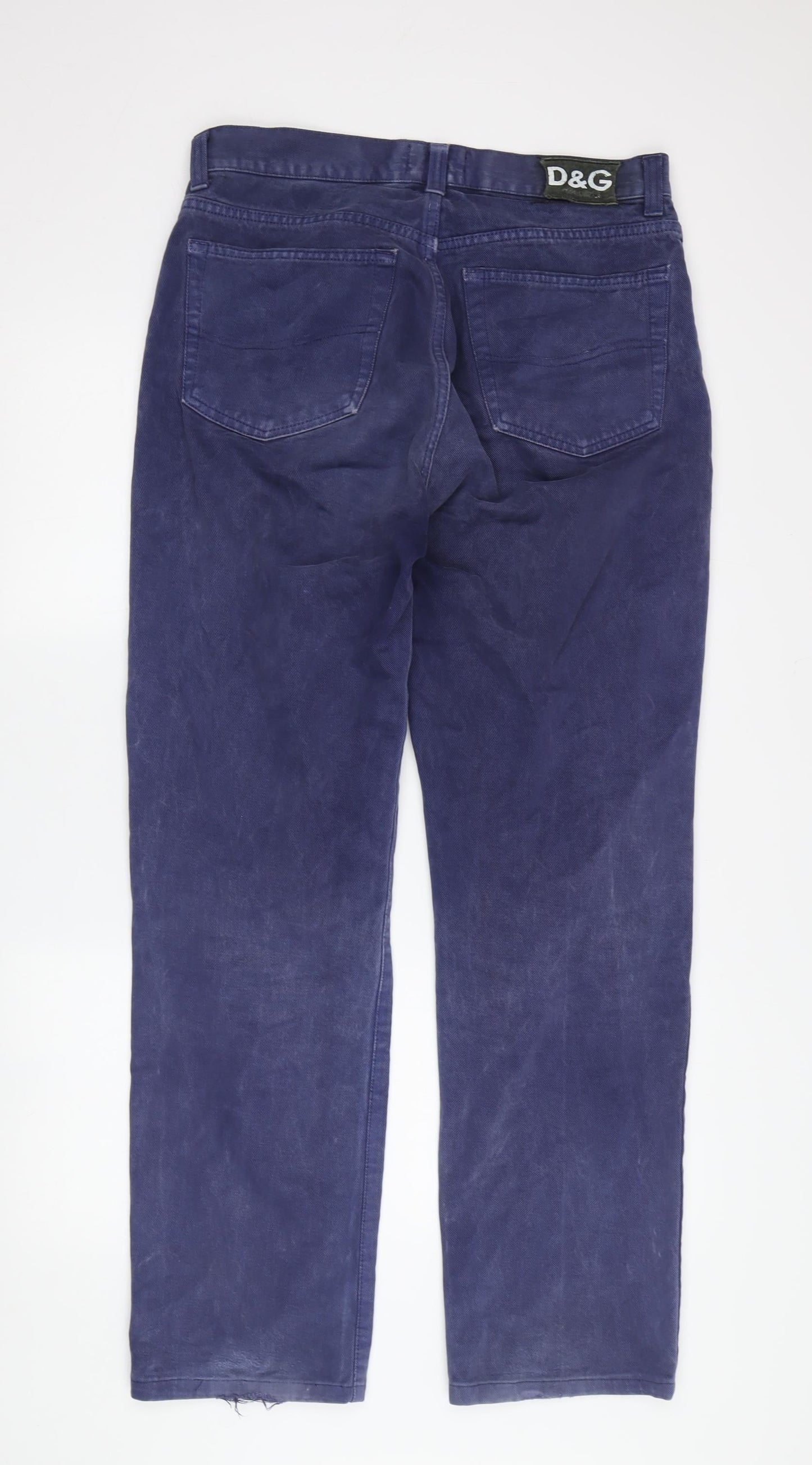 Dolce & Gabbana Men's Blue Straight Jeans