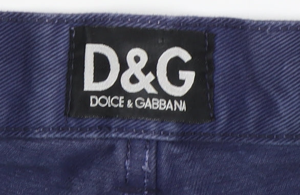 Dolce & Gabbana Men's Blue Straight Jeans