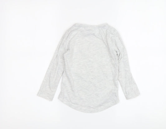 Disney Girls Grey Mickey Mouse Long Sleeve T-Shirt 3-4 Years