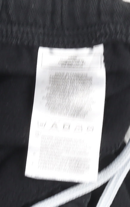 Brand and care label for Adidas boys’ black jogger trousers 4 years - sporty & comfy