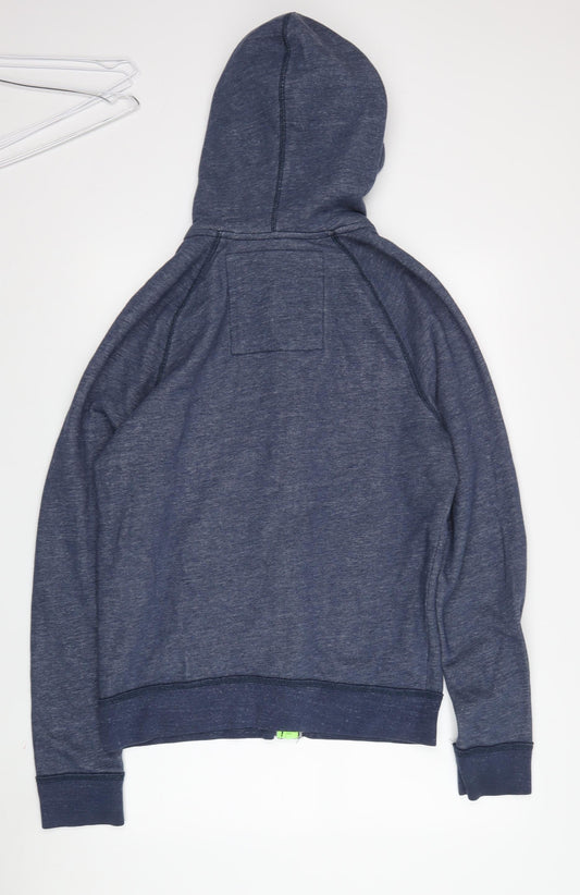 Hollister Men's Blue M Full Zip Hoodie