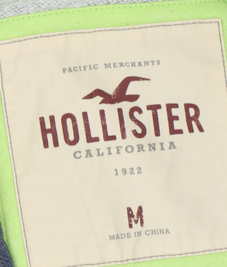 Hollister Men's Blue M Full Zip Hoodie