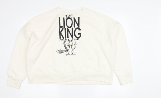Disney Women's Ivory Lion King Sweatshirt L