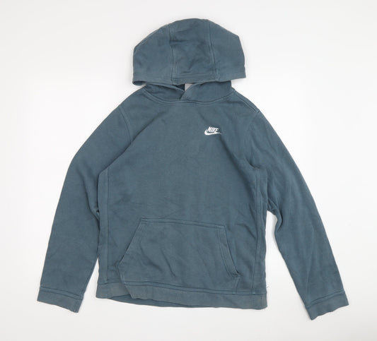 Nike Blue Unisex Hoodie XL Pullover Casual