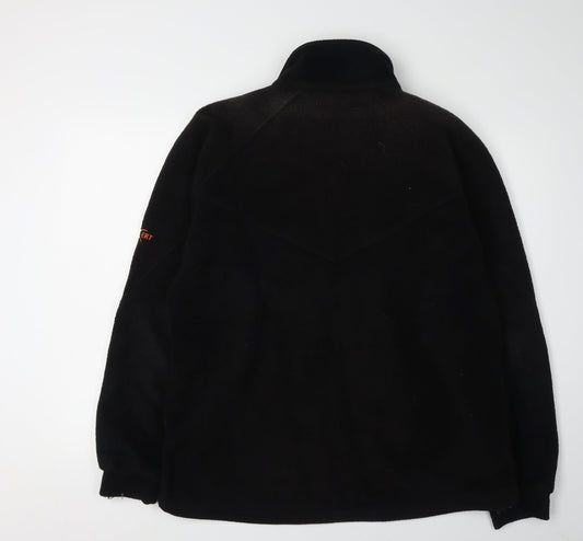 Regatta Men's Black Fleece Jacket, Size M, Full Zip, Casual