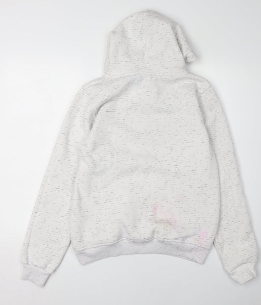 Nike Unisex White XL Pullover Hoodie with Logo