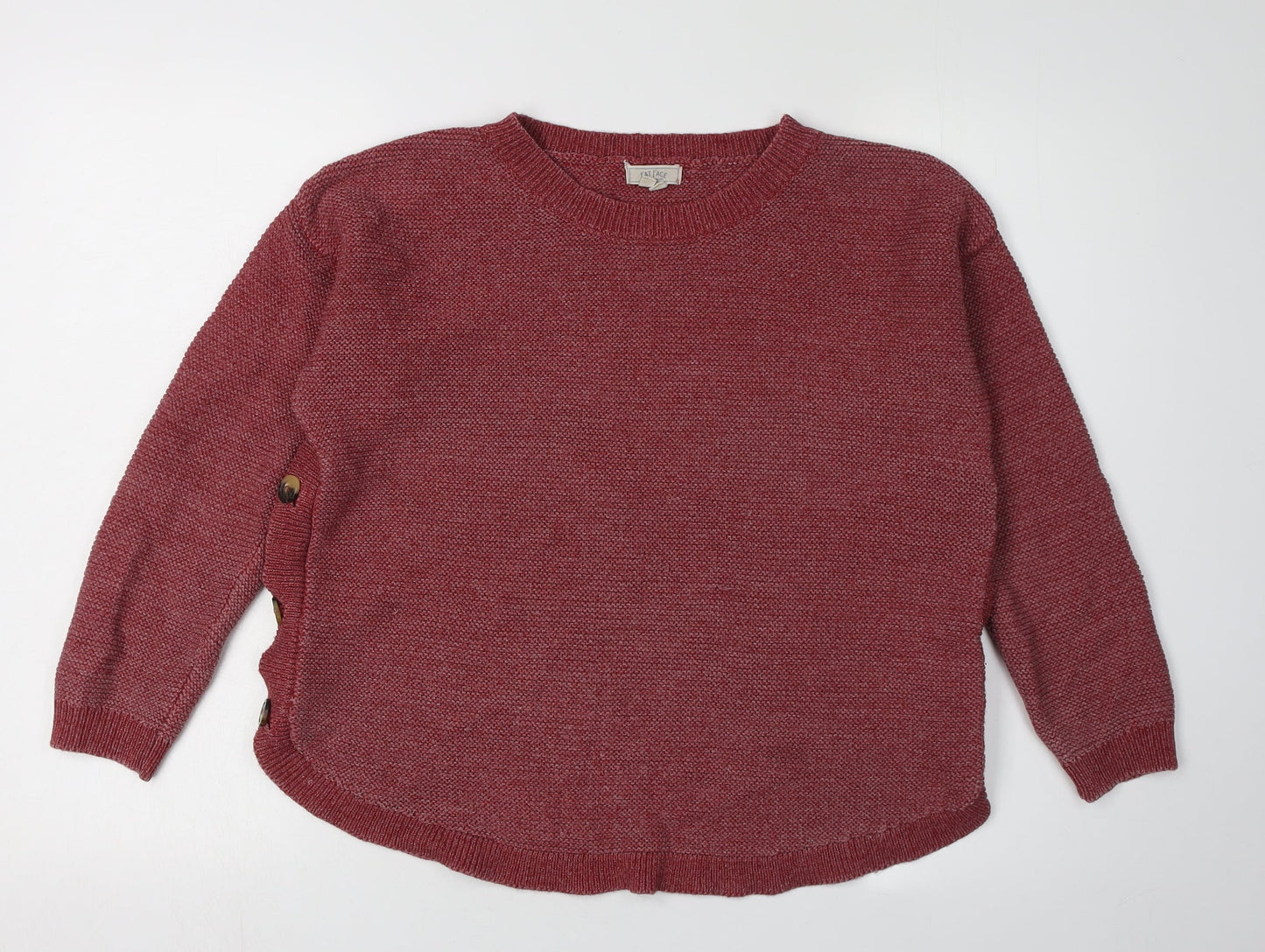 Fat Face Women's Red Pullover Jumper Size 10