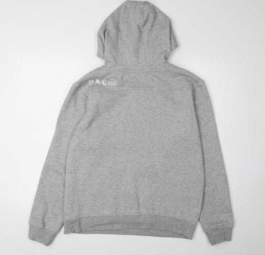 Duck and Cover Grey Men's M Pullover Hoodie