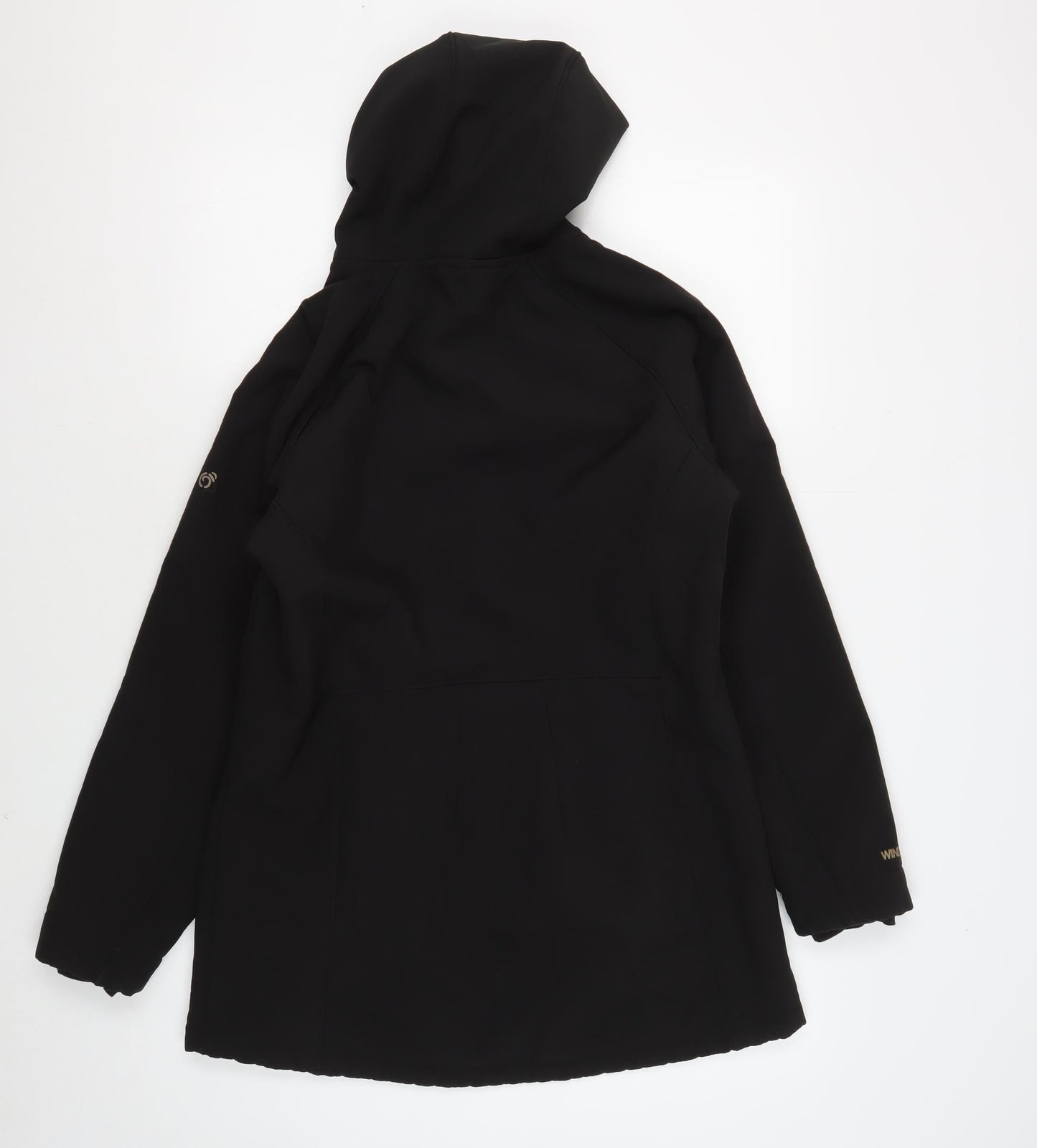 Craghoppers Women's Black Hooded Jacket Size 12