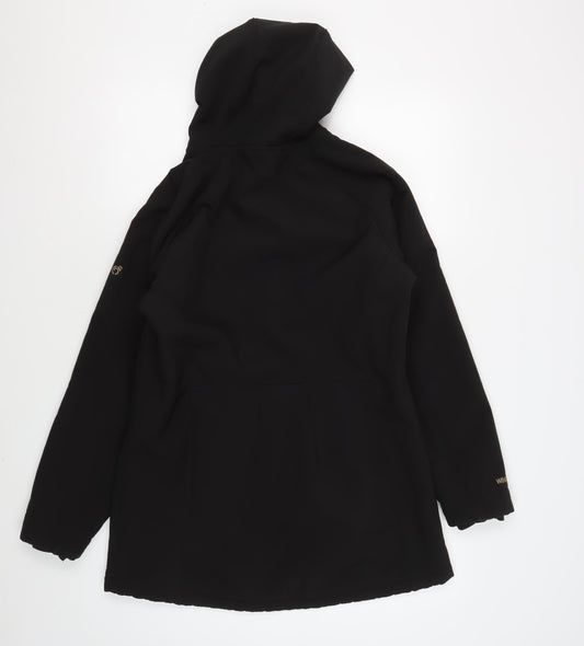 Craghoppers Women's Black Hooded Jacket Size 12