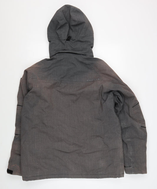 Dare2b Men's Grey Puffer Jacket, Size L, Hooded